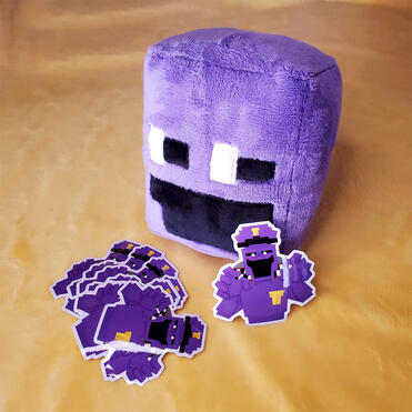 PURPLE GUY STICKER
